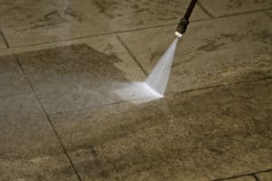 power washer to remove stains from concrete